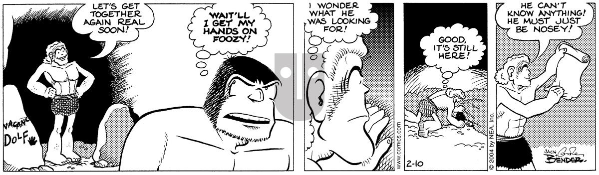 Alley Oop - Tuesday February 10, 2004 Comic Strip