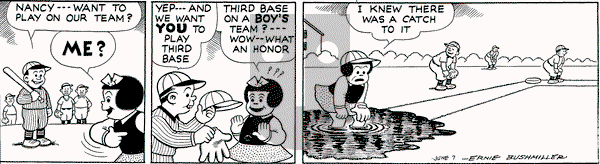 Nancy on Monday June 7, 1948 Comic Strip