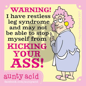 Aunty Acid on Thursday August 3, 2017 Comic Strip