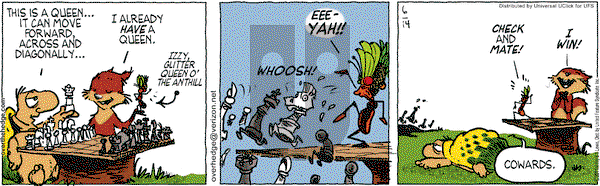 Over the Hedge on Tuesday June 14, 2011 Comic Strip