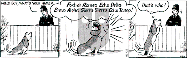Fred Basset on Tuesday March 27, 2007 Comic Strip