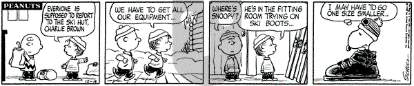 Peanuts on Thursday December 18, 1969 Comic Strip