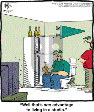In the Bleachers on Thursday July 12, 2018 Comic Strip