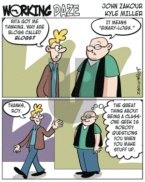 Working Daze on Sunday August 6, 2006 Comic Strip