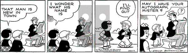 Nancy Classics on Monday May 4, 2015 Comic Strip