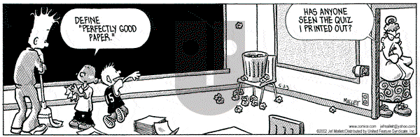 Frazz on Thursday May 23, 2002 Comic Strip