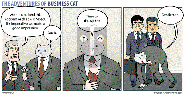 The Adventures of Business Cat on Monday June 1, 2015 Comic Strip