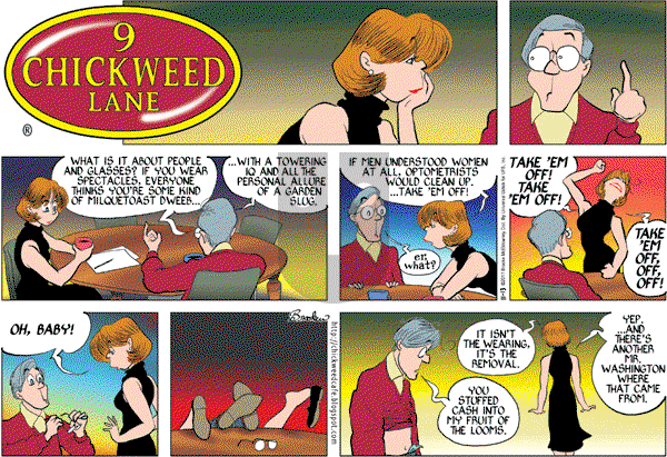 9 Chickweed Lane on Sunday November 13, 2011 Comic Strip