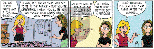 Luann on Monday July 3, 2006 Comic Strip
