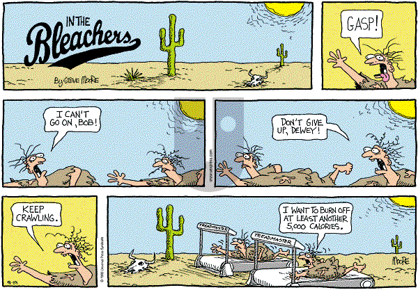 In the Bleachers on Sunday September 19, 1999 Comic Strip