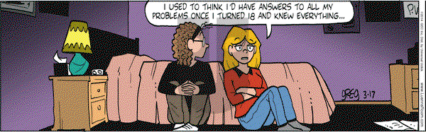 Luann on Monday March 17, 2014 Comic Strip
