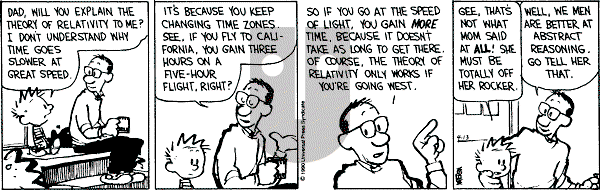 Calvin and Hobbes - Friday April 13, 1990 Comic Strip