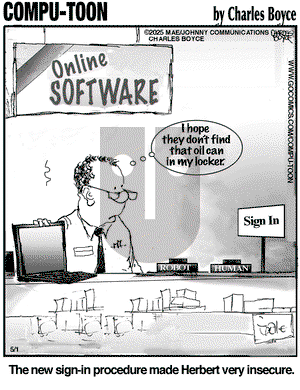 Compu-toon on Thursday May 1, 2025 Comic Strip