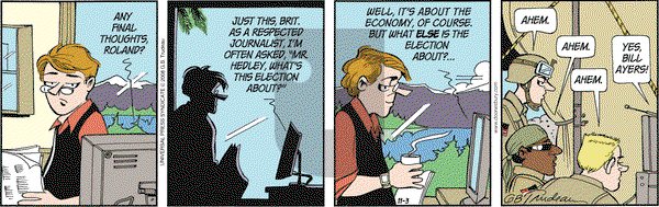 Doonesbury on Monday November 3, 2008 Comic Strip