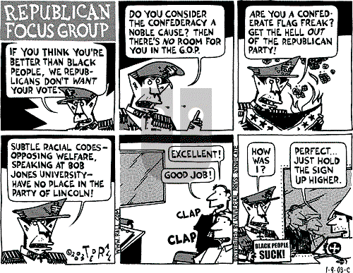 Ted Rall on Saturday January 11, 2003 Comic Strip