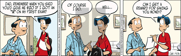 Baldo on Wednesday September 14, 2016 Comic Strip