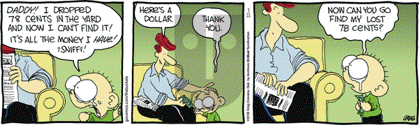 The Buckets on Thursday March 22, 2018 Comic Strip