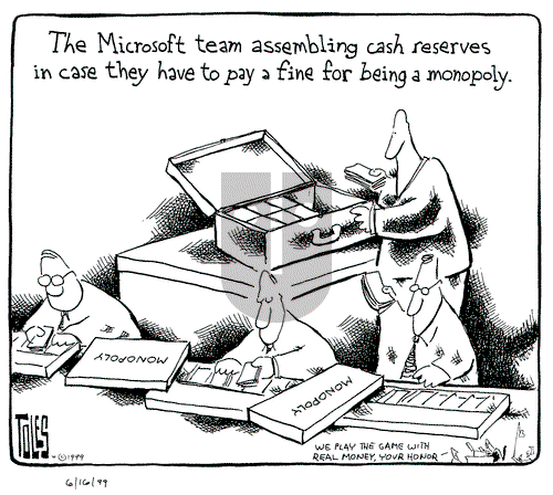 Tom Toles on Wednesday June 16, 1999 Comic Strip