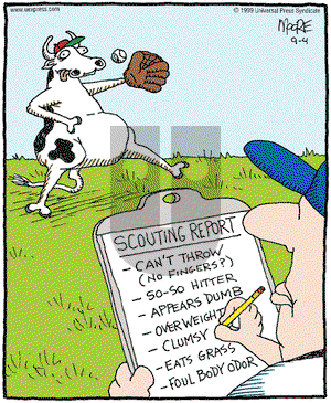 In the Bleachers - Saturday September 4, 1999 Comic Strip
