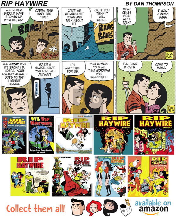 Rip Haywire on Sunday April 8, 2018 Comic Strip