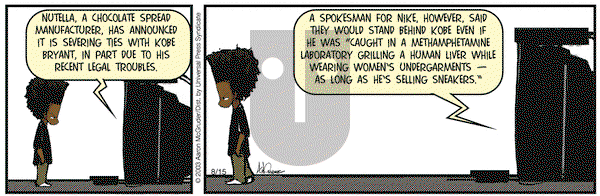 The Boondocks on Friday August 15, 2003 Comic Strip