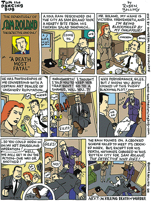 Tom the Dancing Bug on Saturday August 3, 2002 Comic Strip