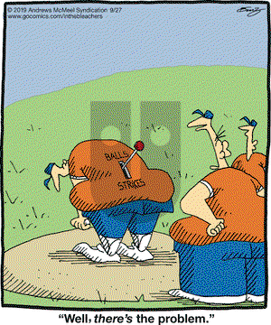 In the Bleachers on Friday September 27, 2019 Comic Strip