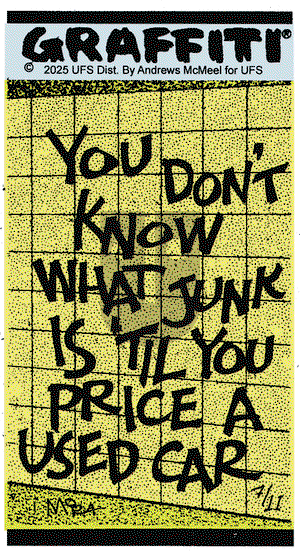 Graffiti on Friday July 11, 2025 Comic Strip