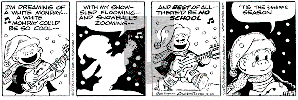 Nancy on Saturday December 17, 2005 Comic Strip