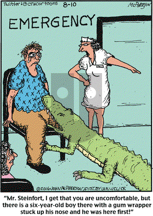 Close to Home on Wednesday August 10, 2016 Comic Strip