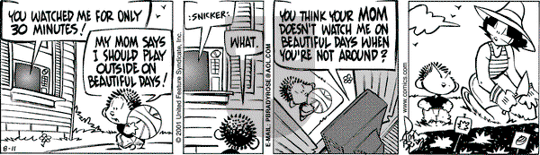 Rose is Rose on Saturday August 11, 2001 Comic Strip