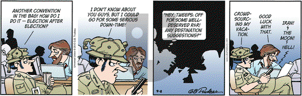 Doonesbury on Saturday September 8, 2012 Comic Strip