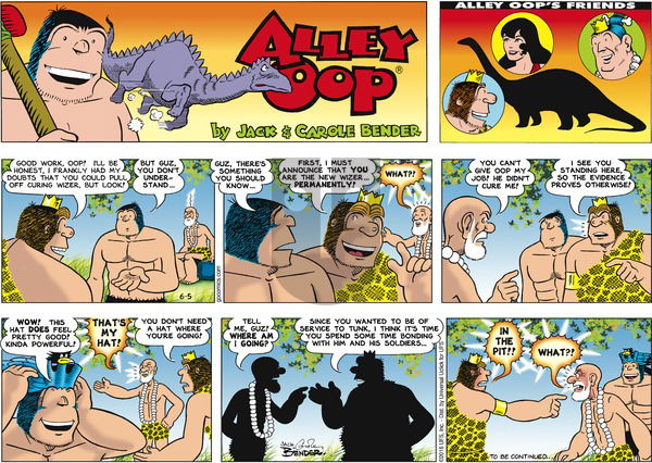 Alley Oop on Sunday June 5, 2016 Comic Strip