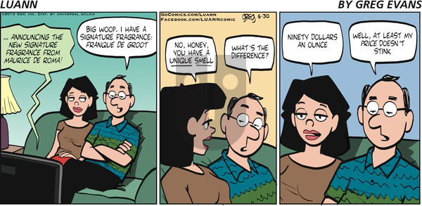 Luann on Sunday June 30, 2013 Comic Strip