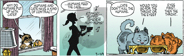Over the Hedge on Saturday March 29, 2025 Comic Strip