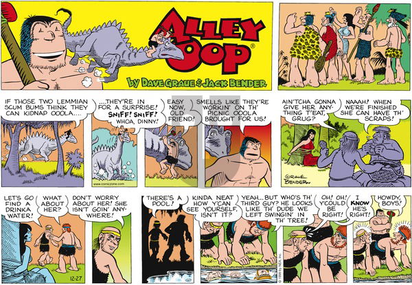 Alley Oop on Sunday December 27, 1998 Comic Strip