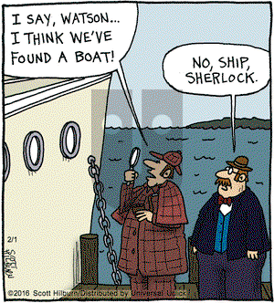 The Argyle Sweater on Monday February 1, 2016 Comic Strip