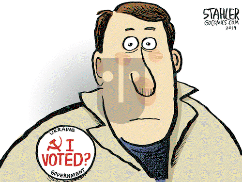 Jeff Stahler on Tuesday May 13, 2014 Comic Strip