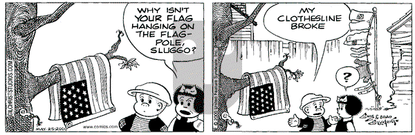 Nancy on Thursday May 25, 2000 Comic Strip