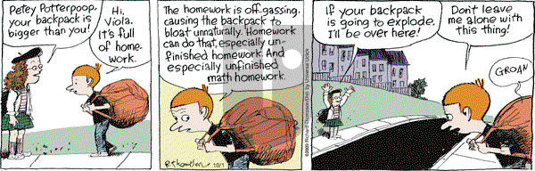 Cul de Sac on Wednesday October 1, 2014 Comic Strip