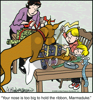 Marmaduke on Monday December 22, 2008 Comic Strip