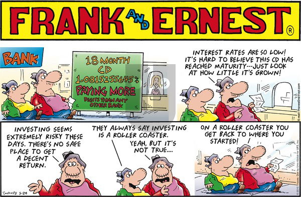 Frank and Ernest on Sunday May 24, 2015 Comic Strip