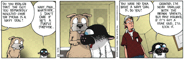 Get Fuzzy on Wednesday November 16, 2005 Comic Strip