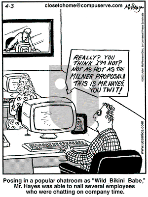 Close to Home on Thursday April 3, 2003 Comic Strip