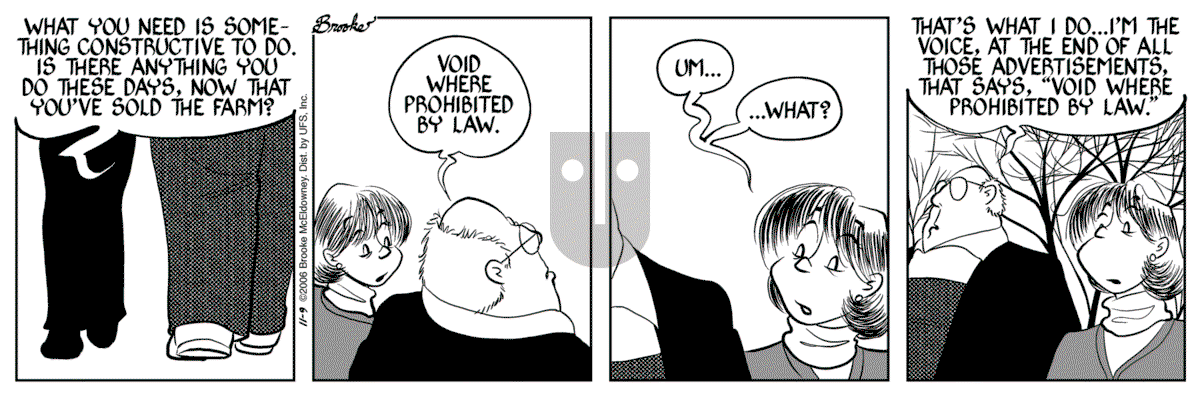 9 Chickweed Lane - Thursday November 9, 2006 Comic Strip