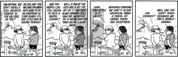 Doonesbury on Tuesday January 21, 1975 Comic Strip