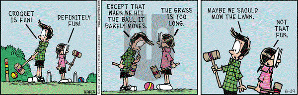 Grand Avenue on Wednesday August 29, 2018 Comic Strip