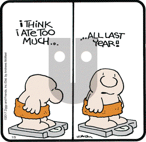 Ziggy on Monday January 9, 2017 Comic Strip