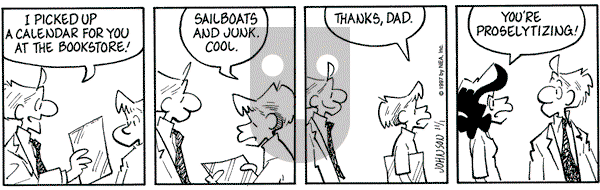 Arlo and Janis on Saturday November 1, 1997 Comic Strip