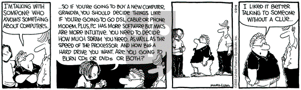 The Buckets on Wednesday March 19, 2003 Comic Strip